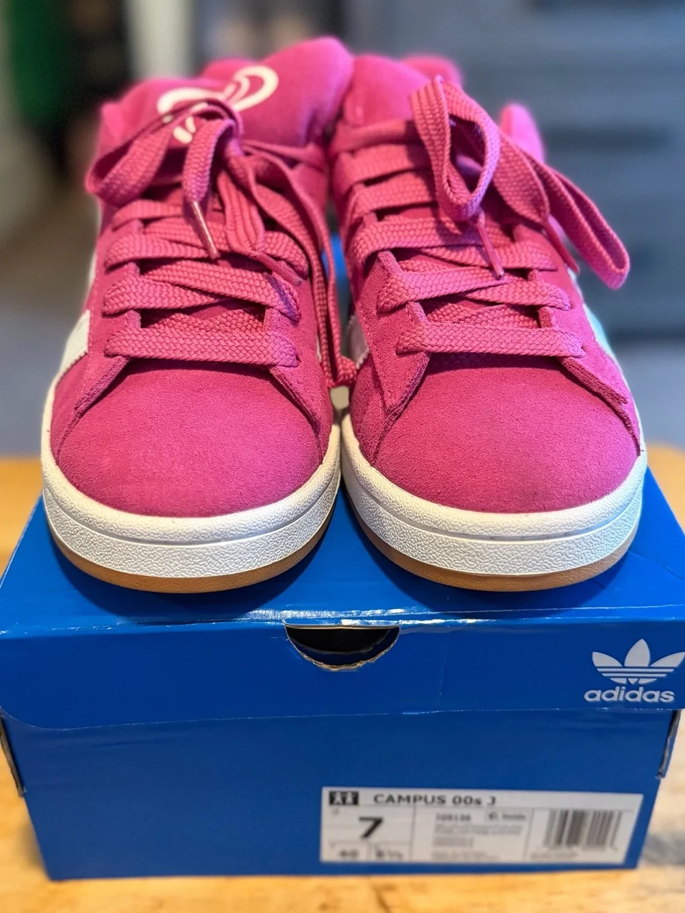 Adidas Campus 00s J Pink Suede Sneakers